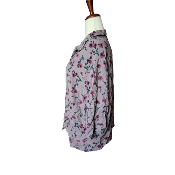 Lee women's plus‎ size 3XL blouse top button down casual - Picture 2 of 7